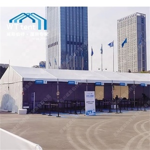 Tente d'entrepôt industrielle commerciale robuste en alliage d'aluminium ignifuge de 1000 mètres carrés pour location extérieure - Product Image 6