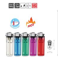 Vente en gros Briquets jetables fantaisie en plastique silex multicolores personnalisables DY-016