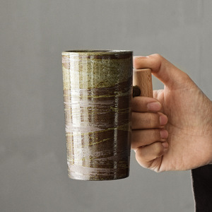 <span class=keywords><strong>Tasse</strong></span> à café en céramique artisanale <span class=keywords><strong>japonaise</strong></span>, <span class=keywords><strong>tasse</strong></span> en <span class=keywords><strong>terre</strong></span> <span class=keywords><strong>cuite</strong></span> - Product Image 4