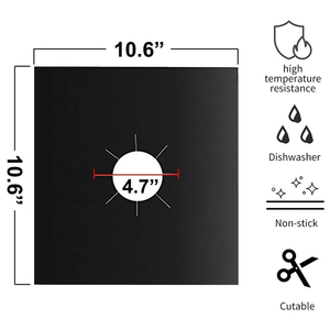 Protection de cuisinière à gaz en PTFE, protège-boutons de cuisinière en plastique pour la sécurité des bébés, couvre-cuisinière à gaz pour économie d'énergie - Product Image 4