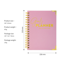 Agenda Espiral sin Fecha para Planificación de Objetivos con Caja, Venta al Por Mayor