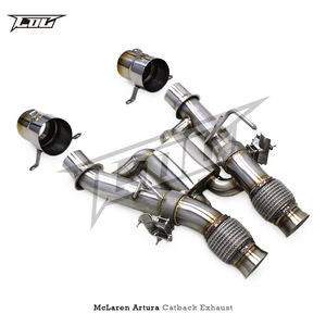 ระบบท่อไอเสียสำหรับ McLaren Spider 3.0T 2023-2025 T304 boska catabck muffler พร้อมการควบคุมแบบไดนามิก - Product Image 4