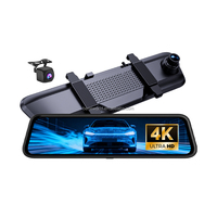 Détecteur de radar OEM/ODM 4K+4K Double DVR 11,88 pouces IPS Miroir Moniteur de stationnement IA Capteur Sony Garantie 1 an Cyberpunk