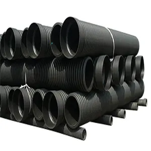 SN4 SN8 DN200-800 hdpe air pipa saluran pembuangan hdpe pipa drainase dengan harga pabrik