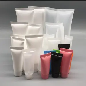 Tube de crème pour les mains, Lotion cosmétique, Tube stratifié en plastique noir blanc PE, Tube de compression vide fabricant