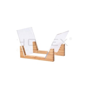 Bamboo Desktop Vinyl Record Storage  Vinyl Record Display Stand