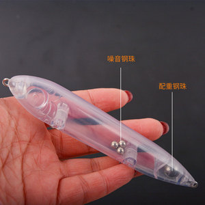 <span class=keywords><strong>Pesca</strong></span> en el mar cosa grande flotante lápiz en blanco señuelo cebo transparente sin pintar embriones 20g/12,5 cm - Product Image 6