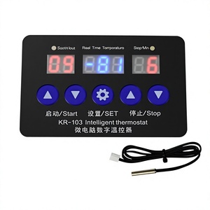 Controlador de temperatura digital 12/24/220V, interruptor de termostato con funciones duales de refrigeración y calefacción M545 - Product Image 1