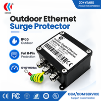 Dispositif de protection contre les surtensions extérieur 48V SPD 10/100/1000Mbps 16 ports, service de personnalisation ODM/OEM avec logo pour panneau de commande et salle informatique