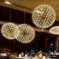 Lustre Scintillant Ciel Étoilé pour Magasins, Espaces Tendances, Salons de Coiffure, Comptoirs de Bar, Lofts, Duplex – Lumières Décoratives Artistiques