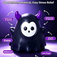 Jouet anti-stress à rebond lent, grande taille, à presser, pour Halloween, le plus vendu