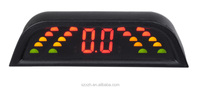 Détecteur de distance arrière pour voiture, prix usine, avec affichage LED et 4 capteurs à ultrasons