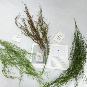 ดอกไม้ประดิษฐ์ลองหยู สายพันธุ์ไม้เลื้อยสีเขียว ยาว 110 ซม. สำหรับตกแต่งงานแต่งงาน ตกแต่งบ้าน ของตกแต่งผนังพลาสติก - Product Image 3