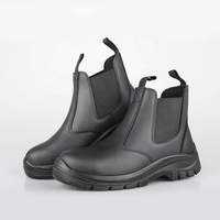 Chaussures de sécurité chinoises en vente chaude, chaussures de travail en cuir Chelsea S3 de bonne qualité, chaussures de sécurité industrielles pour hommes