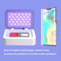 Protector de pantalla de película de hidrogel Nano, máquina de instalación de curado al vacío UV, máquina de fabricación de vidrio templado móvil UV para plotter de teléfono