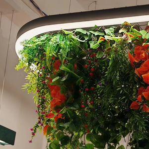 DALI dimmerabile pianta verde artificiale ciondolo LC60150-90180 LED circolare curva luce ovale per <span class=keywords><strong>balcone</strong></span> - Product Image 4