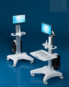 Nha khoa bằng miệng quét giỏ hàng thiết bị với màn hình đứng và miệng Scanner chủ nha khoa phòng khám Xe đẩy cho bệnh viện phòng khám - Product Image 6