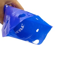 Pochettes Doypack en plastique refermables à fermeture éclair pour boissons congelées, smoothies et jus, transparentes, pour adultes, avec pailles