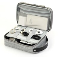Bolsa Digital de Viaje Unisex con Cremallera Expandida Organizador Electrónico Tech-Essentials para Cable Power Bank Tech Organizer