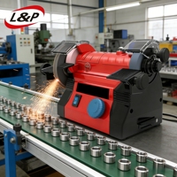L & P 220-240V électrique portable 125mm meuleuse d'établi pour atelier de bricolage rectifieuse de métaux