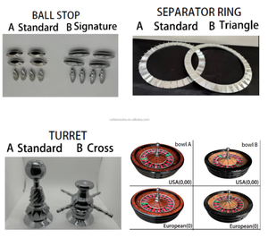 Ruedas de <span class=keywords><strong>Ruleta</strong></span> de Cuero de Primera Calidad para Casino, 32 Pulgadas, Madera Maciza de Alta Calidad para Casino Profesional, con Bola de <span class=keywords><strong>Ruleta</strong></span> Gratis - Product Image 3