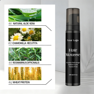 Espuma para Peinar Cabello Rizado, Definición de Rizos, Anti-Frizz, Fijación Fuerte y Duradera, Voluminizadora, Venta al Por Mayor OEM - Product Image 5
