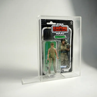 Nouvelle arrivée fabricant acrylique GI-Joe Tall carded Action Figure Vitrine avec couvercle coulissant