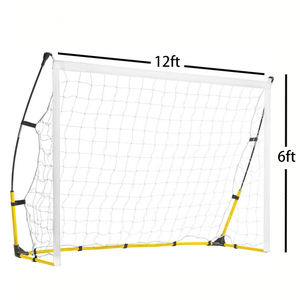 <span class=keywords><strong>But</strong></span> de football portable en métal pour enfants et adultes, 12x6, facile <span class=keywords><strong>à</strong></span> installer, idéal pour <span class=keywords><strong>l</strong></span>'extérieur, vente en gros, best-seller - Product Image 4