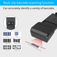 Symcode MJ-Q10 - Escáner de Código de Barras PDA Móvil 2.4G 1D 2D QR POS con Chip de Escaneo, Interfaz USB RS232, Fuente de Luz y CMS