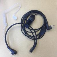 Earphone MIC Kontrol Tenggorokan Air Tube 2plug Headphone Walkie Talkie Gaming Tanpa Peredam Kebisingan Kompatibel GP88s GP2000 GP3188