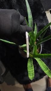 Pendentif en forme de diamant glacé pour homme Pendentif lettre personnalisée en moissanite complète Bijoux de déclaration Hip Hop - Product Image 4