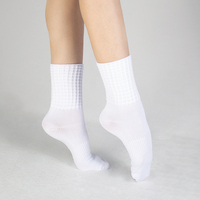 Chaussettes Lrish Irish Dance Poodle – Ultra basses, mi-mollet, respirantes, antibactériennes, tissées, jetables, pour femmes, usage quotidien