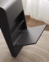 Scrivania da Ufficio Moderna in Acciaio con Prese di Corrente e Porte USB Integrate, Gestione Cavi, Scrivania per Computer per Ufficio Domestico