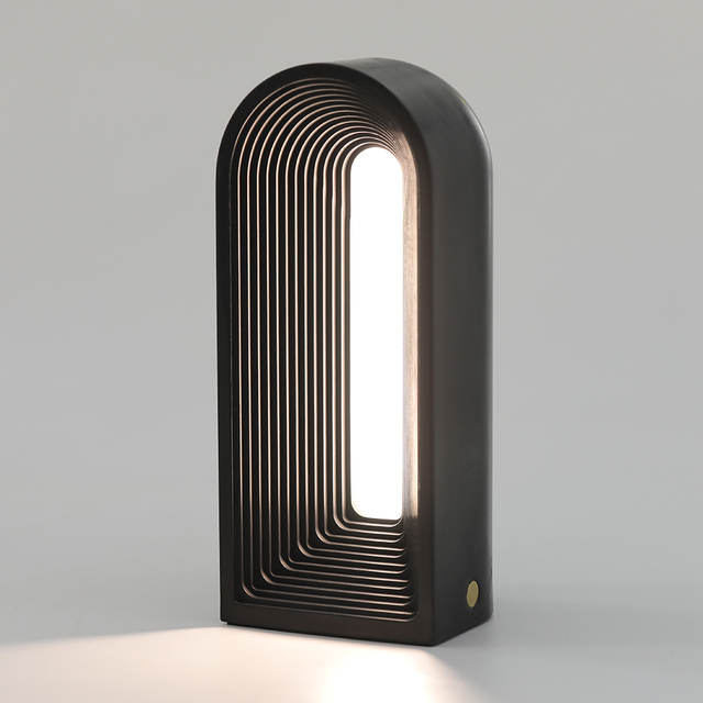 Minimalist Adjustable Brightness Touch Rechargeable Table Lamp Cordless Table Lamp for Office Living Room Bedroom Night Light