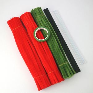 Set de Regalo DIY de Ramo de Claveles Eternos para el Día de los Inocentes - Manualidad Sentida con Alambre de Hierro, 150 Tallos Densos de 8mm, Completo - Product Image 3