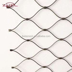 304 316 Grade Flexible Stainless Steel <b>Wire</b> Rope Mesh Manufacturer - Product Image 2