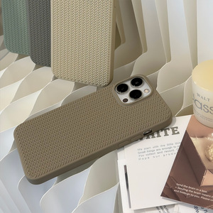 Custodia <span class=keywords><strong>per</strong></span> telefono di <span class=keywords><strong>coppia</strong></span> minimalista personalizzata di alta qualità con tessuto a tinta unita di alta qualità <span class=keywords><strong>per</strong></span> iphone 11 12 13 14 15pro max <span class=keywords><strong>cover</strong></span> - Product Image 5