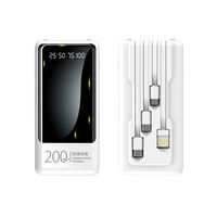 Kit de charge sans batterie avec logo personnalisé (étui + carte mère) Câble grande capacité Écran LED Étanche ultra fin Charge rapide
