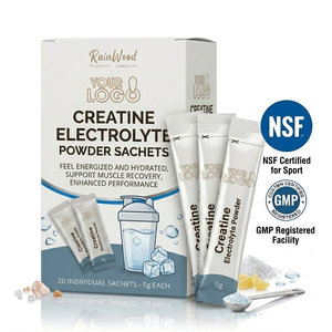 Rainwood - Sobres de <span class=keywords><strong>Creatina</strong></span> y Electrolitos en Polvo para Viaje, Dosis de 5g, Paquetes de Muestra de Nutrición Deportiva OEM - Product Image 1