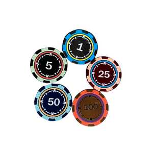 <span class=keywords><strong>Mini</strong></span> jeton de poker de casino en métal de <span class=keywords><strong>golf</strong></span> Juego surdimensionné de dénomination personnalisée bon marché en gros - Product Image 3