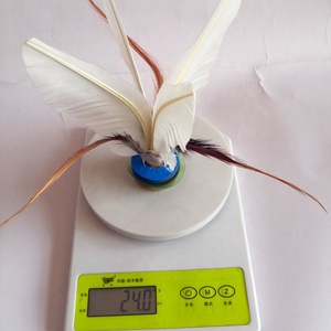 IRONDONKEY OEM Volant de badminton en plumes de canard pour enfants, <span class=keywords><strong>Jianzi</strong></span> chinois de sport - Product Image 2