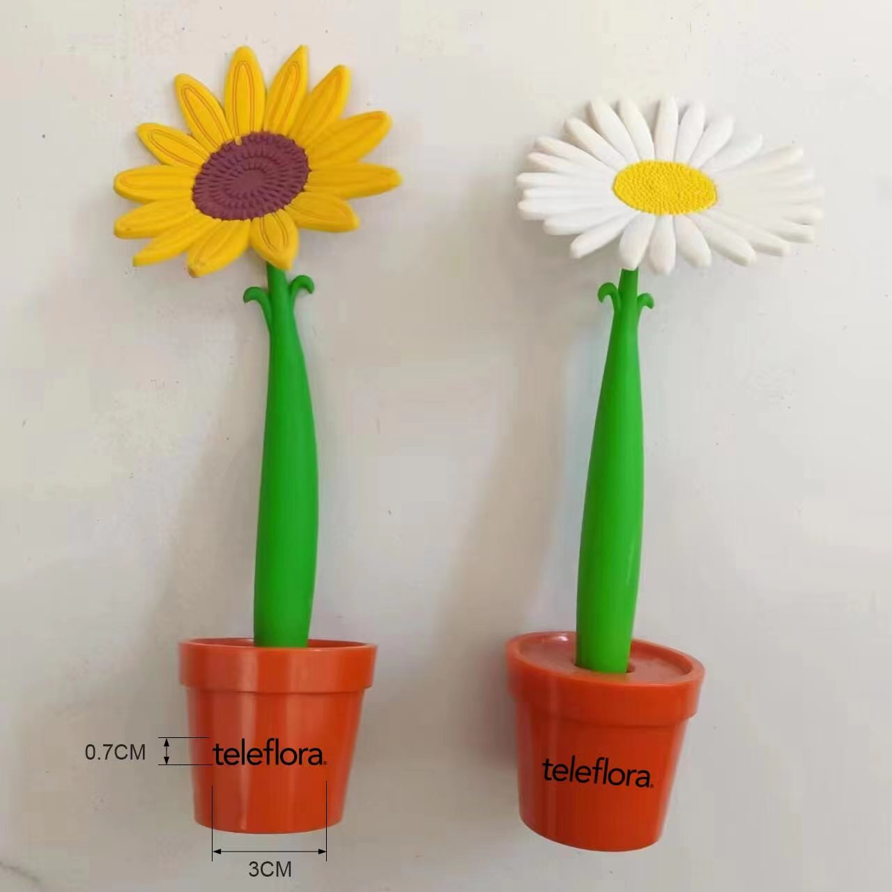 Оптовая продажа, пластиковая декоративная гелевая ручка с 3d oem topper из мягкого ПВХ, многофункциональная Цветочная Подарочная griffel