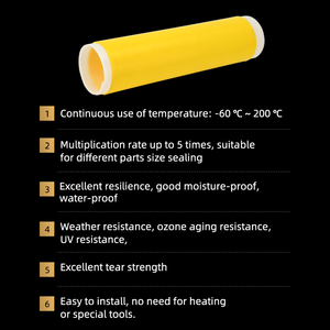 Anti-Slip Cold Shrink <b>Silicone</b> Tubing Fishing Rod Handle Grip Custom Cut-to-Length Resistant Factory Direct - Product Image 4