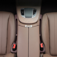 Boîte de rangement pratique en PU anti-chute pour console de voiture, organisateur latéral de siège de voiture, bande de remplissage pour l'espace entre les sièges