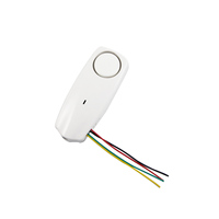 Detector de Fugas de Agua WiFi Tuya con Batería Recargable de 500mAh, Sensor con Cable para Detección de Fugas en Tuberías para Sótano/Cocina/Baño