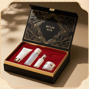 กล่องของขวัญบำรุงผิวแบบกำหนดเอง กล่องบรรจุภัณฑ์ผลิตภัณฑ์ดูแลผิวแบบกำหนดเอง กล่องของขวัญบำรุงผิวและเครื่องสำอางแบบกำหนดเอง - Product Image 4