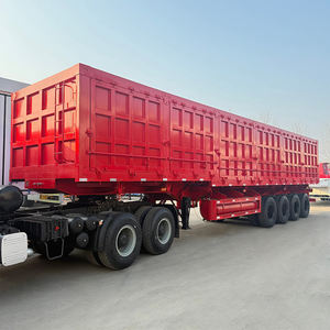 Semi-remorque à déchargement latéral à quatre essieux pour transport longue distance et lourd, vente directe d'usine de haute qualité - Product Image 6