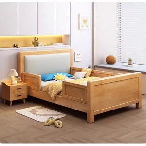 Camas de Madera de Alta Calidad a Precio de Fábrica, Camas Infantiles Personalizadas, Muebles de Dormitorio Económicos, Juego de Cama Infantil de Madera con Escritorio y Tobogán - Product Image 2