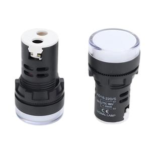 Luce Indicatrice Multicolore Opzionale AD16-22D, Luce di Segnalazione 24V, Impermeabile, in Plastica, 22mm - Product Image 4