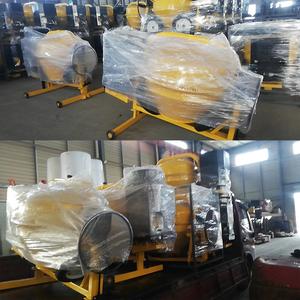 Mini malaxeur de béton volumétrique de graines d'alimentation agricole de poudre sèche épaissi 178 mélangeur de boue vertical alimenté par moteur Diesel - Product Image 5